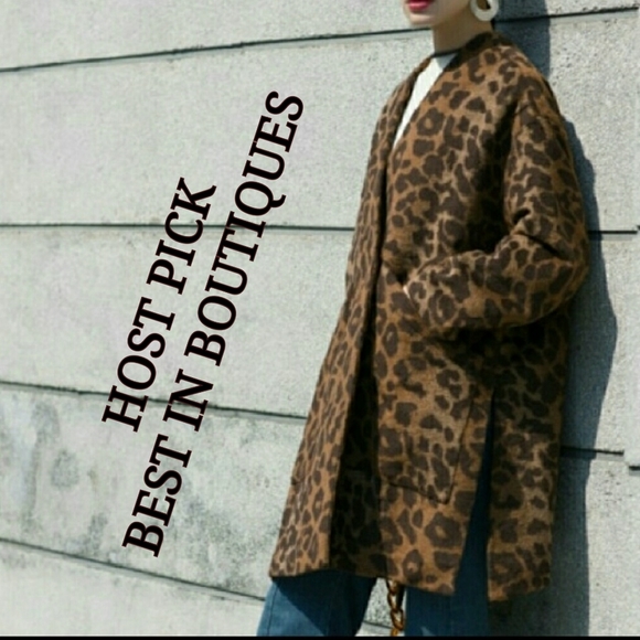 Leopard Topper Coat  Host Pick - Picture 3 of 8